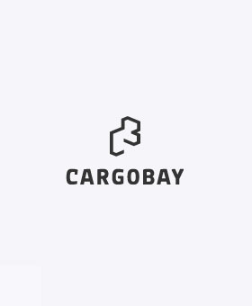Logo von Cargobay, schwarz / weiss